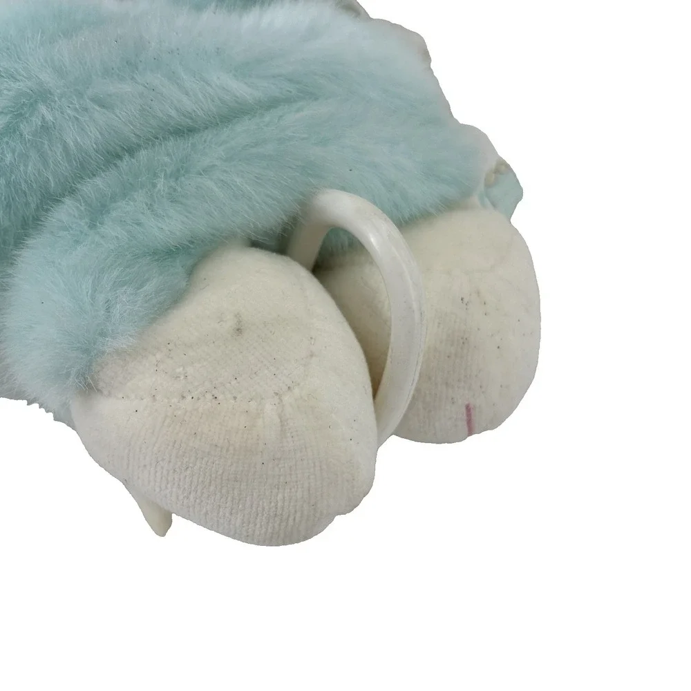 Vintage‎ Carters Prestige Bunny Plush Musical Pull Toy Pastel Blue WORKS!